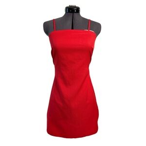 SHEIN Red Sheath Dress